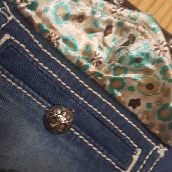 Miss Me wide leg Boho silk lined - Picture 1 of 5